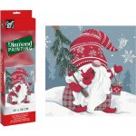 Craft ID Diamantové malování Vánoční skřítek 30 x 30 cm – Sleviste.cz