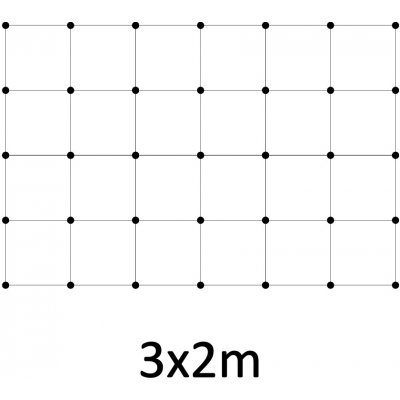 Montážní sada pro zelenou stěnu - nerez, rozměr 3x2m. Set obsahuje: EB1-GW02 (35ks), EB2-LA3 (40m), PVC-LA3 (24ks) – Zbozi.Blesk.cz