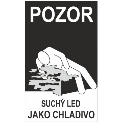 POZOR jako chladivo SUCHÝ LED samolepící vinylová fólie 150 x 250 mm – Zboží Dáma