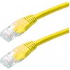 síťový kabel XtendLan PK_5UTP0025YELLOW patch, Cat5E, UTP, 0,25m, žlutý