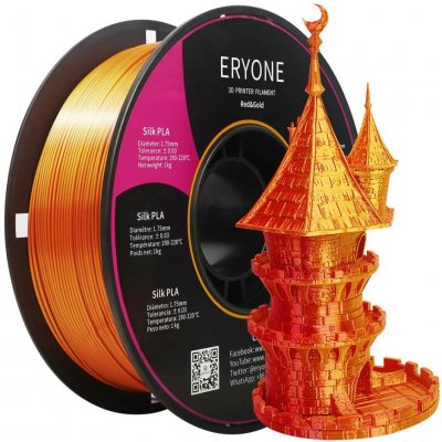 Eryone Dual-Color Silk PLA Red&Gold 1.75mm 1 kg