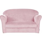 Roba Světle růžová sametová dětská pohovka 78 cm Lil Sofa Roba light /růžová – Hledejceny.cz