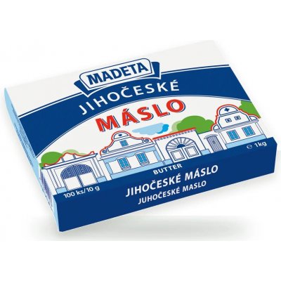 Madeta Jihočeské Máslo 82% 100 x 10 g – Hledejceny.cz