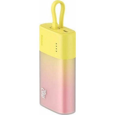 Baseus 5200 mAh PPKDC05I žlutá/růžová – Zboží Mobilmania