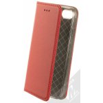 Pouzdro 1Mcz Magnet Book Apple iPhone 7, iPhone 8, iPhone SE 2020, iPhone SE 2022 červené – Zboží Mobilmania
