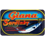 Giana Sardinky v tomatové omáčce 125 g – Zboží Dáma