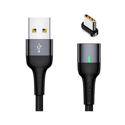 Usams F602 Magnetický USB-C nabíjecí a datový, Android, 1m – Sleviste.cz