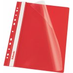 Desky s rychlovazačem a multiperforací Esselte, červená – Zboží Živě