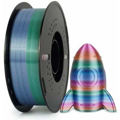 Kingroon PLA SILK RAINBOW 1,75 mm 1 kg Candy – Zboží Živě