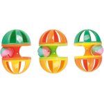 Karlie-Flamingo hračka hlod. plast ovál 3D s kuličkou 6,5 x 10 cm – Hledejceny.cz