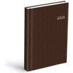 MFP D801 A5 Denní 2026 dark brown – Zboží Mobilmania