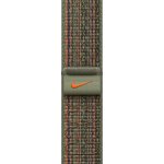 Apple Watch 45mm sekvojově zelený/oranžový provlékací sportovní řemínek Nike MTL63ZM/A – Zboží Živě