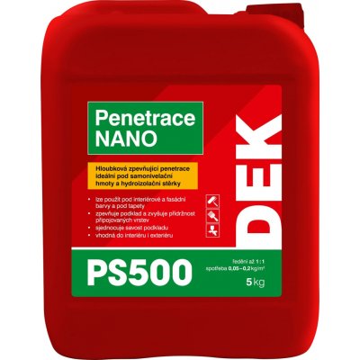 Penetrace stavební DEK NANO PS500 5 kg – Sleviste.cz