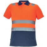 Cerva CADIZ HV polokošile oranžová navy XL – Zboží Dáma