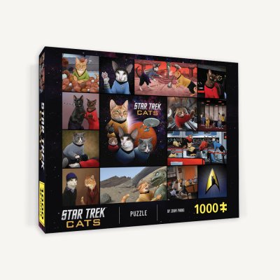 Chronicle books Star Trek kočky 1000 dílků – Zboží Mobilmania