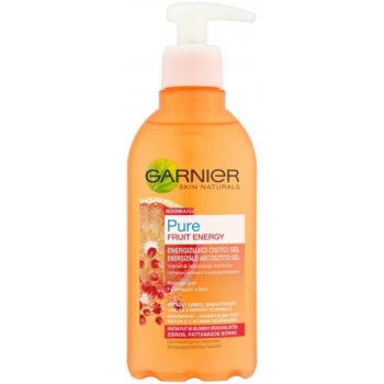 Garnier Skin Naturals Pure Fruit Energy energizující čistící gel dávkovač 200 ml