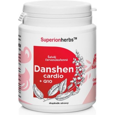 Superionherbs Danshen Q10 cardio 90 tobolek – Hledejceny.cz
