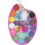 Grafix Paleta s vodovými barvami a štětcem Růžová – Zboží Dáma