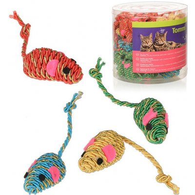 Tommi Myš prošitá lesklým provázkem 4,5 cm – Zboží Dáma