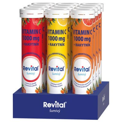 VITAR Revital Vitamin C s rakytníkem box eff. 20x12 tablet – Zbozi.Blesk.cz