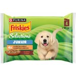Friskies Junior s kuřetem a mrkví ve šťávě 4 x 85 g – Hledejceny.cz