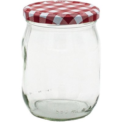 Gastro Zavařovací sklenice víčko šroubovací kárové 6ks x 580ml – Zboží Mobilmania