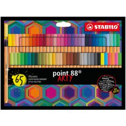 Stabilo point 88 Arty 65 ks sada 65 různých barev