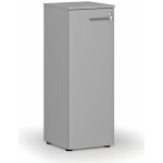 Primo Nízká kancelářská skříň s dveřmi GRAY, 1087 x 400 x 420 mm, šedá – Zboží Mobilmania