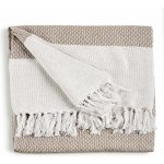 Giftdecor Bavlněný přehoz na postel, 130 x 160 cm béžový – Sleviste.cz