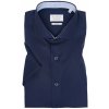 Pánská Košile Eterna slim fit košile "Popeline" s krátkým rukávem 1307_19G142 navy