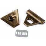 Sada zapínání na kabelku 47x50mm staromosaz – Zboží Mobilmania