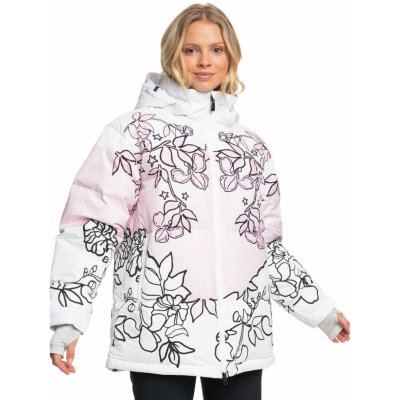 Roxy Rx Rowley Puffer bright white laurel floral