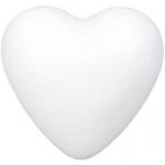 Meyco Srdce polystyrenové 8 cm bílá – Sleviste.cz