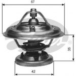 Termostat, chladivo GATES TH12685G1