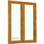 Kömmerling balkonové dveře 70 AD O+OS klapačka pravé winchester/bílá 150 x 230 cm jednostranná klika + madýlko + PVC rám – Hledejceny.cz