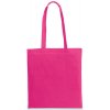 Nákupní taška a košík CARACAS taška ze 100% bavlny 140 g/m² Růžová