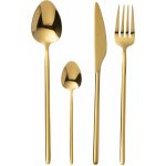 Berghoft Sada lesklých zlatých kovových příborů J line Stanley 24 ks – Sleviste.cz