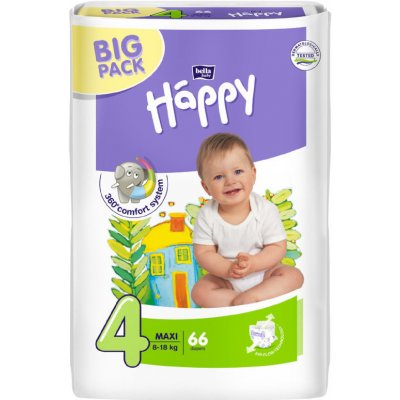 Bella Happy 4 Maxi 8-18 kg 66 ks – Hledejceny.cz