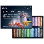 Mungyo Artists soft oil pastels 36 sada papír měkké pastel od 37 do 72 – Zboží Mobilmania