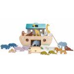 Tender Leaf Toys dřevěná Noemova archa se zvířátky Noah's Wooden Ark 10 párů zvířat – Hledejceny.cz