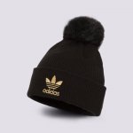 adidas Originals W Fur Pom Beani černá – Zboží Mobilmania