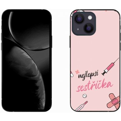 mmCase na iPhone 13 mini 5.4 - nejlepší sestřička růžové pozadí – Zboží Mobilmania