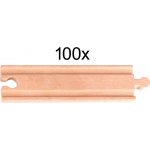 Bella Nova Dřevěné kolejnice rovné délka 15 cm 100 ks – Zboží Dáma Bella Nova Dřevěné kolejnice rovné délka 15 cm 100 ks – Zboží Dáma