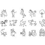 Heyda Dřevěná razítka farma – Zboží Dáma