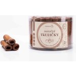 Bioprodukt JT Jablečné trubičky s čokoládovo rybízovou polevou dóza 540 g – Zboží Dáma
