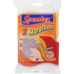 Spontex 2 Marathon houbička na nádobí se silnou červenou abrasivní vrstvou 2 ks – Hledejceny.cz