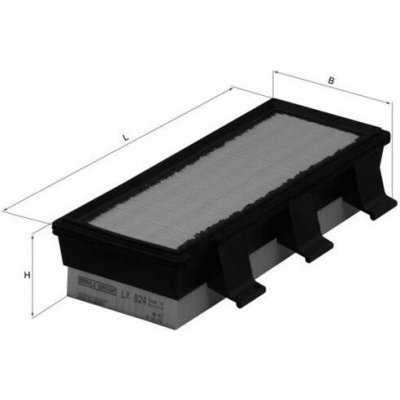 Vzduchový filtr MAHLE LX 824 – Hledejceny.cz