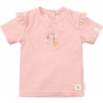 LITTLE DUTCH plavecké triko krátký rukáv Seahorse Pink