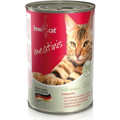 Bewi Cat Meatinis zvěřina 400 g – Sleviste.cz
