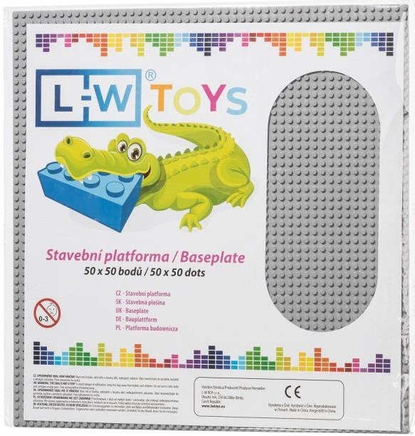 L-W Toys Velká podložka na stavění 50x50